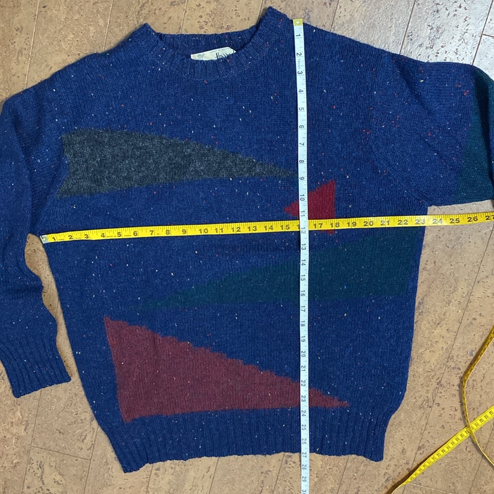 Vintage 90’s Braemar pullover Sweater for Harrods London! EUC!! Unisex! Size L - Picture 12 of 13